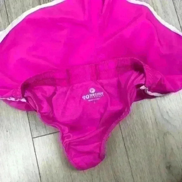 90 Degree By Reflex Pink Athletic Shorts Size S - Picture 4 of 4